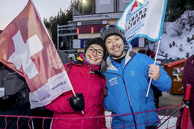 Grosses Mitfiebern. Christian und Kerstin Heldner jubelten am Streckenrand.