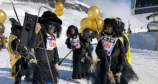 Einige nehmen die Musik gleich selbst mit.