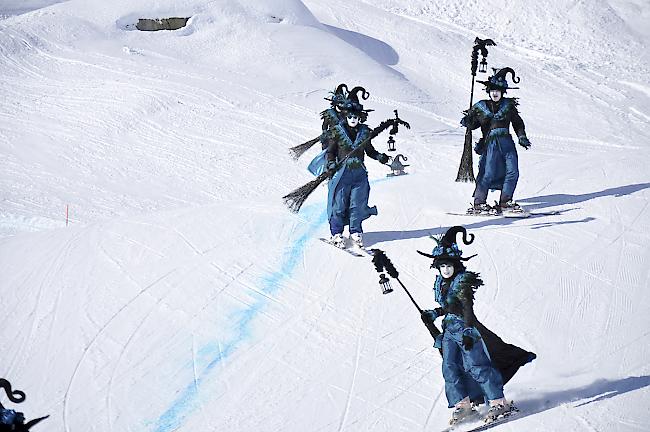 Die 38. Belalp Hexe verzeichnete über 1200 Teilnehmer, rund 700 davon «Hexen».