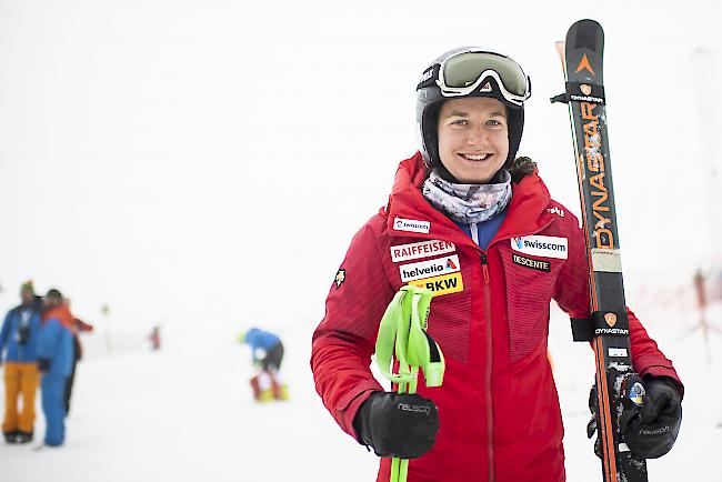 Als Zwölfte verpasst Lindy Etzensperger einen Top Ten Platz in der Europacup-Abfahrt in St. Anton nur knapp. (Archivbild)