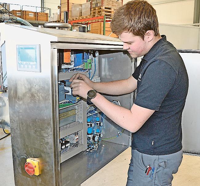 Nicolas Sterren bei seiner Arbeit. 