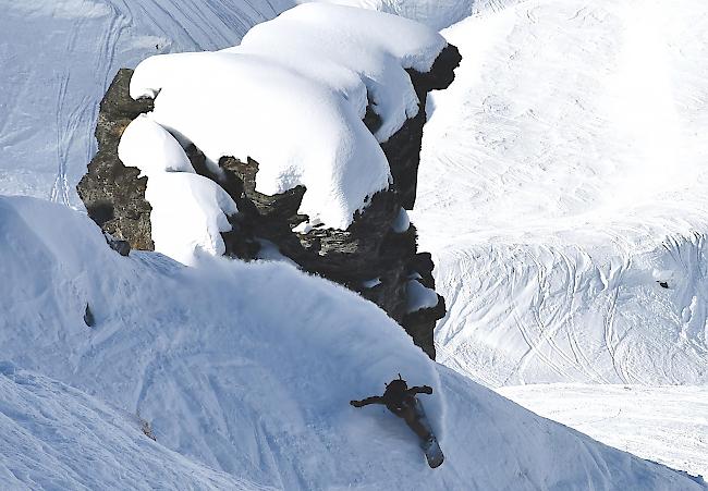 Schöne Schwünge gehören genauso zum Freeride-Contest...