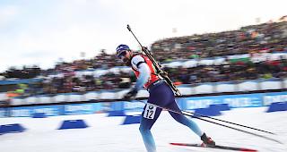 Beim Einzelrennen in Pokljuka klassiert sich Benjamin Weger auf dem 22. Rang. (Archivbild)