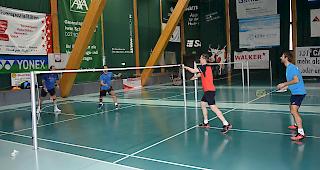 Badmintontraining.