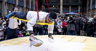 Impressionen vom Weltrekordversuch in Zug.