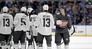 Hischier verlor mit der Mannschaft der Metropolitan Division 5:9 gegen die Atlantic Division.