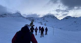 Gourmet-Schneeschuhtour auf dem Simplon. Elf solcher Angebote standen am Wochenende auf dem Programm.