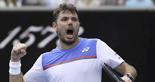 Wawrinka schl&auml;gt Medwedew und zieht in die Viertelfinals ein.