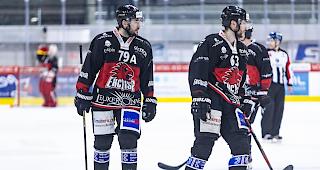 Sandro Wiedmer und Anton Ranov, Visp hielt einen ungem&uuml;tlichen Gegner zuletzt klar auf Distanz.