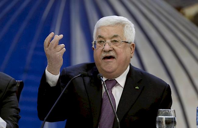 Palästinenserpräsident Mahmud Abbas hat den "Abbruch aller Beziehungen" zu Israel und den USA angekündigt. 