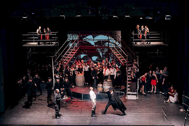 Fesselnde Szenen in «Zorro - das Musical».
