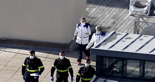 Frankreich stellte f&uuml;r Evakuierte in einer Feuerwehrakademie mit rund 500 Studios Unterk&uuml;nfte bereit. 