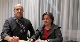 Ferdinand Krappel und Monique Lehky Hagen. Sie tragen als Vizepr&auml;sident und Pr&auml;sidentin die Verantwortung f&uuml;r die Standespolitik der Walliser &Auml;rztegesellschaft.