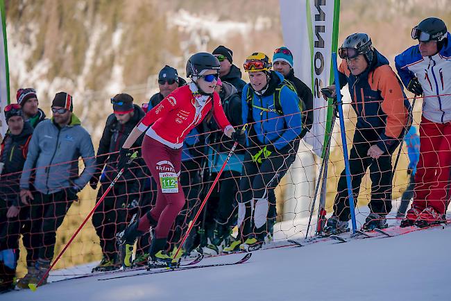 Alessandra Schmid gewann beim Vertical-Rennen in der Kategorie U23.