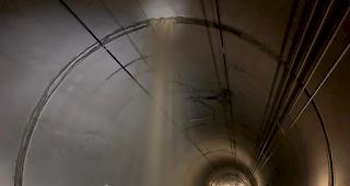 Bilder aus dem L&ouml;tschberg-Basistunnel.