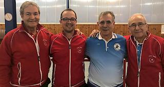 Eli Balzani, Angelo Mazotti, Angelo Di Lisi und Giorgio Porpiglia (v.l.) standen im Final des Vifra-Cups.