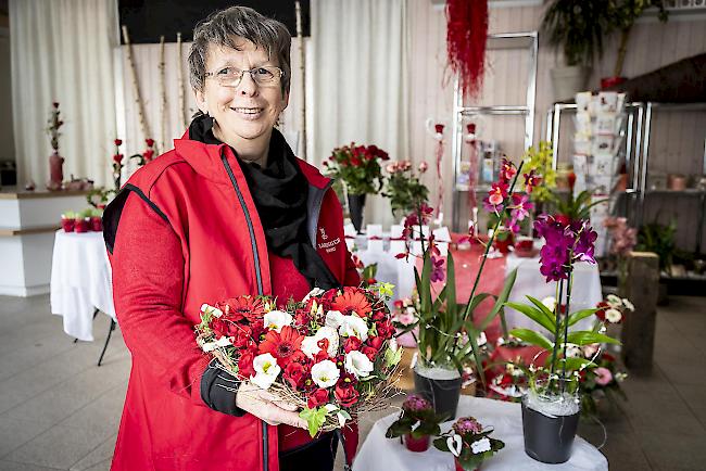<b>Klassich.</b> Ruth Werlen von der Lambrigger Blumenwelt in Brig.
