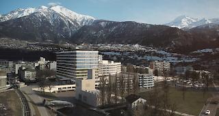 In Brig-Glis ist eine multifunktionale Quartierzentrale zur Aufbereitung von W&auml;rme und K&auml;lte geplant. (Grafik)