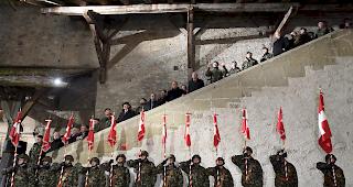 Sold, Verpflegung, Unterkunft, Transporte, Dienstleistungen, Land- und Sachsch&auml;den schlugen mit 177,8 Millionen zu Buche, 2,9 Millionen weniger als im Vorjahr.