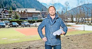 Berufspolitiker. Joachim Rausis, Gemeindepr&auml;sident von Orsi&egrave;res im Vollamt. Foto Le Nouvelliste/Sacha Bittel