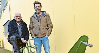 Engagiert. Vorstandsmitglied Walter Niklaus und Kellertheater-Pr&auml;sident Jean-Claude Amaudruz:  Die Oberwalliser Kulturlandschaft umpfl&uuml;gen&hellip;Foto mengis media