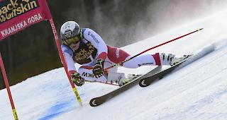 Wendy Holdener f&auml;hrt beim Riesenslalom in Kranjska Gora.