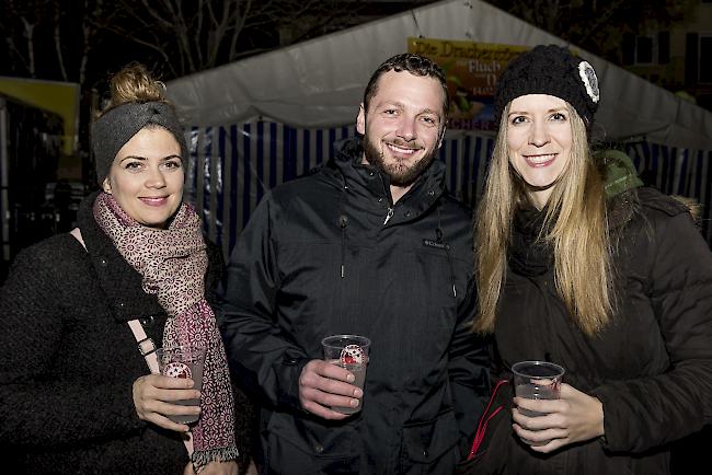 Melanie Eyer (33), Jan Mathier (33) und Yara Eggel (35), Naters.