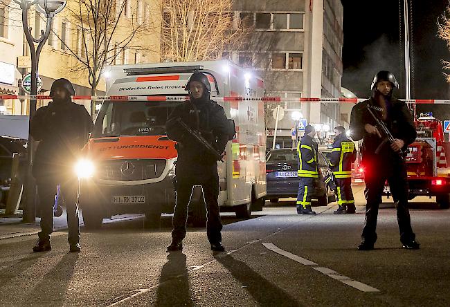 Viele Tote durch Schüsse in Hanau - auch mutmasslicher Schütze tot