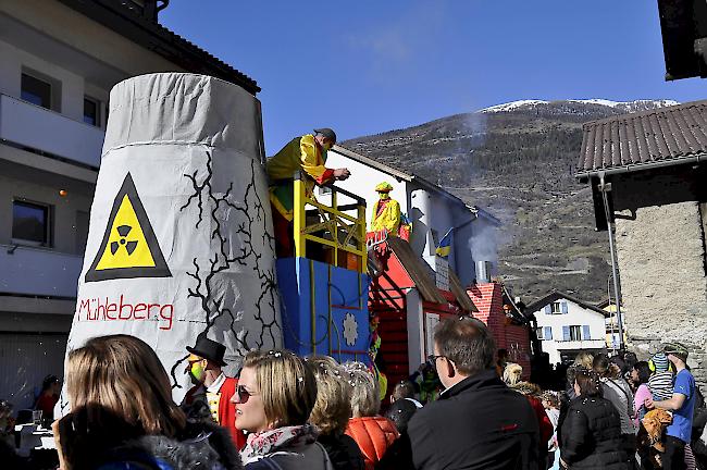 Impressionen vom Gigelimentag-Umzug in Turtmann.