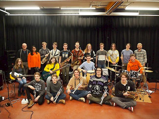Jubiläums-Big-Band. Die Mitglieder der Jugend Big Band freuen sich auf die Veranstaltungen zum 20. Geburtstag.