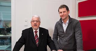 Bildlegende: K&auml;mpfen gemeinsam gegen eine gesetzliche Verankerung der Sterbehilfe in Altersheimen. Albert Bass (l.) und Daniel Kalbermatten.

