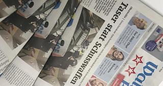 Aufgrund Verz&ouml;gerungen beim Druck ist der WB heute online frei zug&auml;nglich.