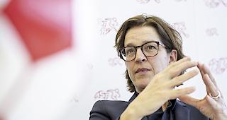 Sie ist die neue Leiterin der Abteilung &laquo;Frauenfussball&raquo;: Tatjana Haenni.