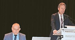 Die Procap-F&uuml;hrung. Pr&auml;sident Martin Kalbermatter (rechts) und Gesch&auml;ftsf&uuml;hrer Christophe M&uuml;ller.