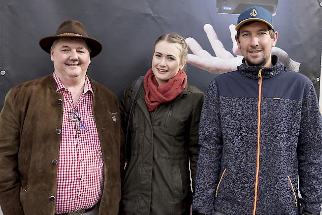 Kurt Ittig (55), Mörel, Kerstin Kummer (27), Bitsch, Sven Leutenegger (27), Mörel. 