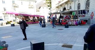 Ungewöhnliches Bild. Am samstäglichen Markt in Domodossola bleiben Schweizer Gäste aus.