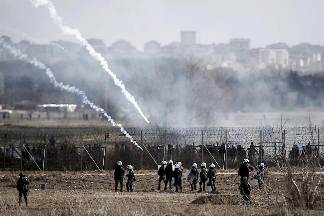 Bilder vom der türkisch-griechischen Grenzgebiet.