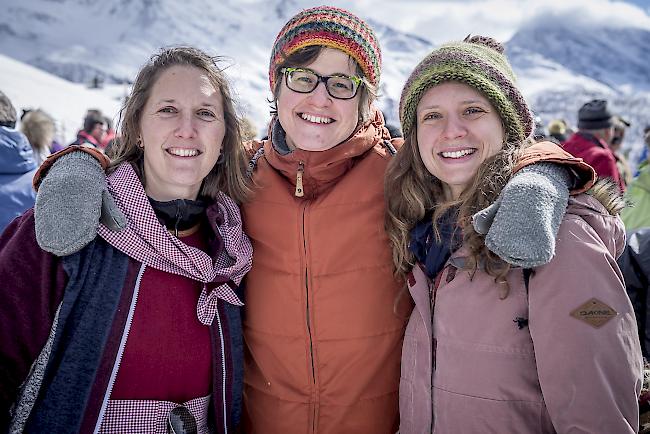 Jeanine Ruppen (39), Naters, Nancy Vangerven (37), Brig, und Gabriela Huber (33), Männedorf. 