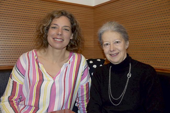 Karin Jelk (links) und Christine Sidler wollen mit der Klimaversammlung in Visp ein weiteres Zeichen für den Klimaschutz setzen.