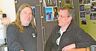 Nicht jammern. J&ouml;rg &laquo;Joggy&raquo; Bregy (links) und Hansj&ouml;rg Liechty: &laquo;Wir wollen nicht jammern.&raquo;