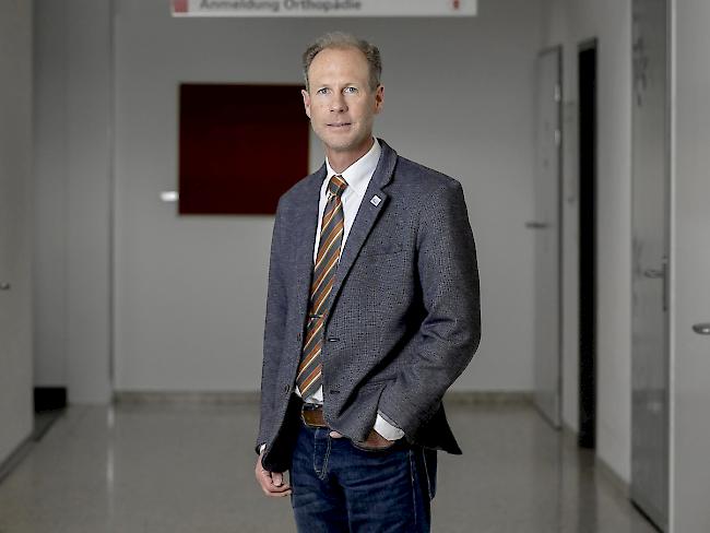 Spital im Krisenmodus. SZO-Direktor Hugo Burgener zeigt sich für den möglichen Patientenansturm gut vorbereitet.