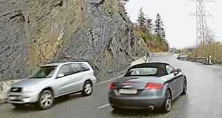 Die Felssturzgefahr zwischen Rumeling und Inden ist weiterhin gegeben.