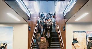 <b>&Ouml;V reagiert.</b> Grosse Pendlerstr&ouml;me wie hier am Bahnhof Visp werden derzeit nicht mehr erwartet.