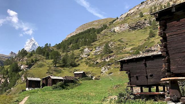 Verein «Alts Zermatt» will das kulturelle Erbe Zermatts erforschen, so etwa historische Gebäude (Bild: Weiler Herbrig).