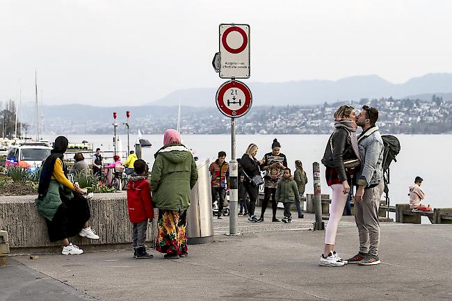 Corona-Kontrollen in Zürich.