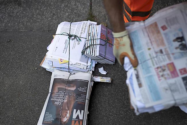 Die vorgesehene Papiersammlung vom Samstag in Visp und Eyholz findet nicht statt.