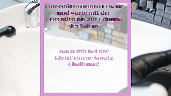 Wieder andere machen aus der Zeit ohne Coiffeurbesuch eine Challenge: "Mach mit bei der #ZeigDeinenAnsatz Challenge.