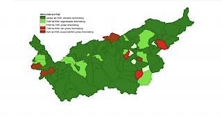 Die Finanzlage der Walliser Gemeinden zeigt sich 2018 insgesamt erneut sehr gut. Erkennbar ist dies unter anderem in der H&ouml;he der Pro-Kopf-Verschuldung. 

