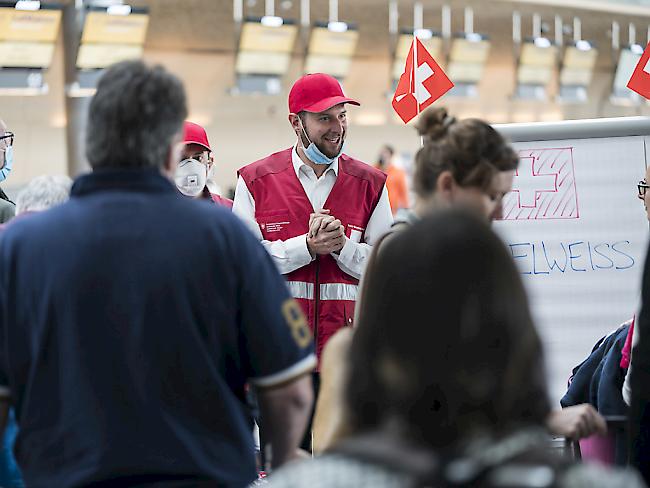 Die meisten Maschinen landeten am Flughafen Zürich-Kloten.