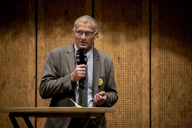 Gerhard Kiechler, Gemeindepräsident Goms, fordert in der Krisensituation Solidarität. 